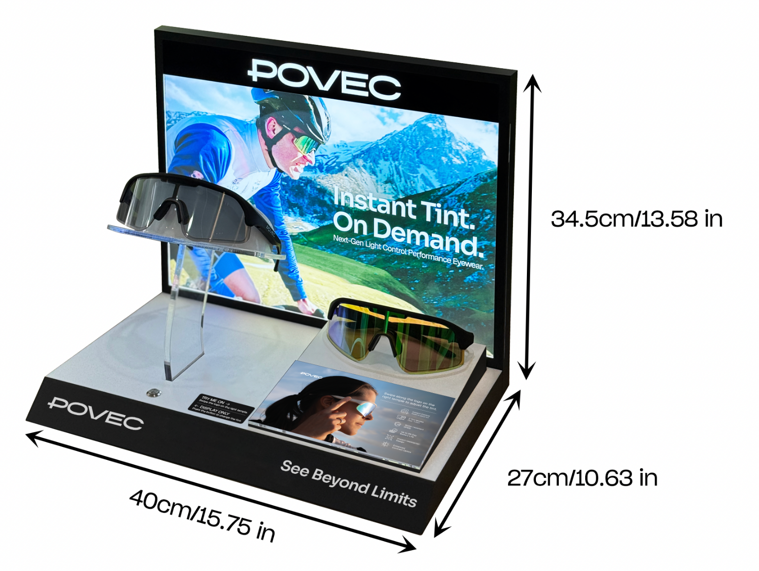 POVEC C1 Countertop POS Display (US Version)